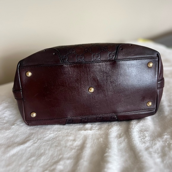 Auth GUCCI Guccissima Horsebit Shoulder Tote Bag 145993 Leather - Picture 7 of 12